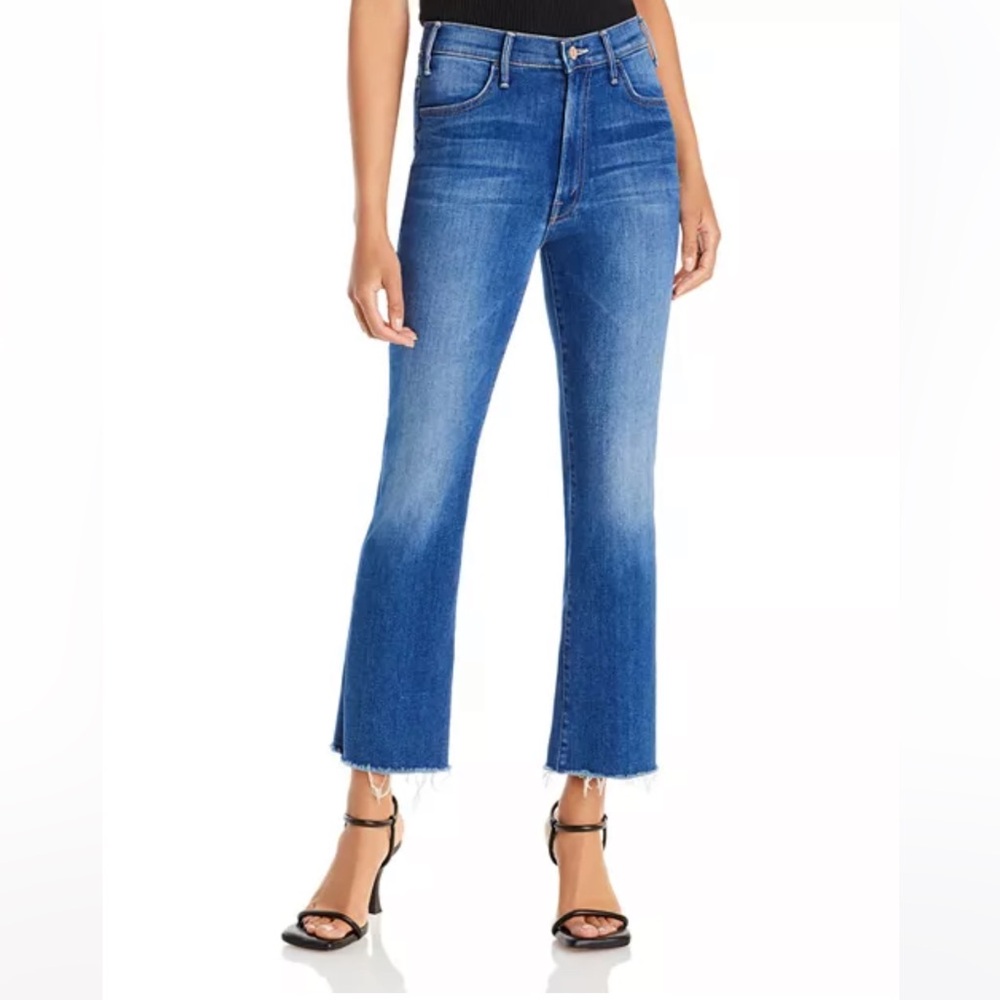 MOTHER Denim- the Hustler Ankle Fray in Balls of Yarn